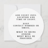 Nationaler Golf Day Sport Einladung (Rückseite)