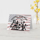 Nationaler Grilltag 4. Juli Sammelkarte Karte (Gelbe Blume)