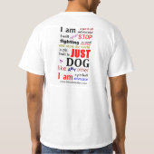 Nationaler Gruben-Stier-Bewusstseins-TagesT - T-Shirt (Rückseite)