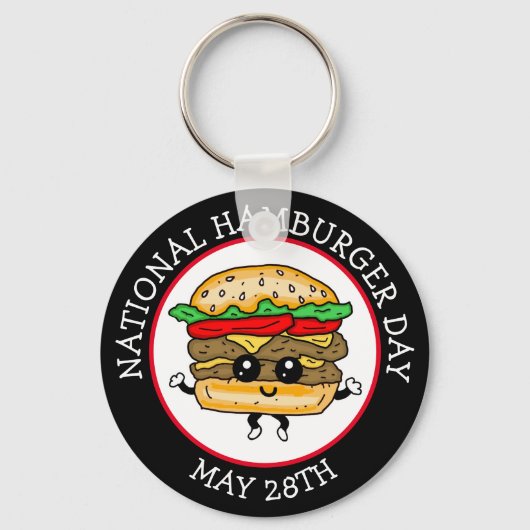 Nationaler Hamburger Tag am 28. Mai Schlüsselanhänger (Vorderseite)