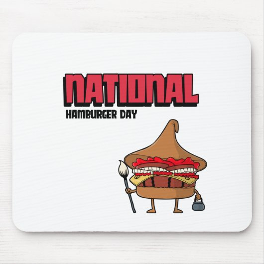 Nationaler Hamburger Tag Mousepad (Vorne)