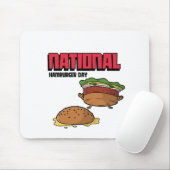 Nationaler Hamburger Tag Mousepad (Mit Mouse)
