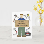 Nationaler Handelstag Karte (Gelbe Blume)