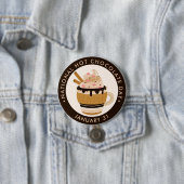 Nationaler Hot Chocolate Day Button (Beispiel)