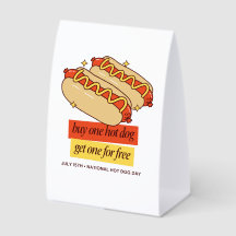 Nationaler Hot-Dog-Tag Retro-Lebensmittelkunst