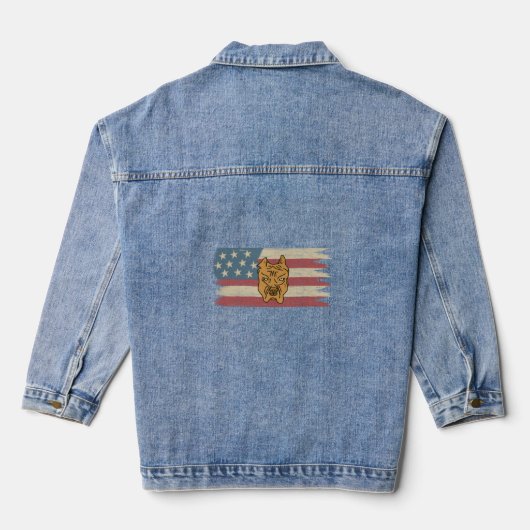 nationaler Hundetag Jeansjacke (Rückseite)