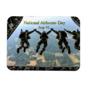 Nationaler Im Flugzeug Tag Magnet (Horizontal)