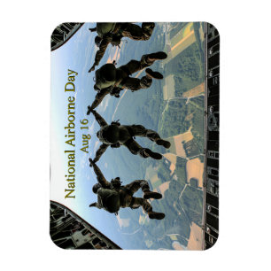 Nationaler Im Flugzeug Tag Magnet