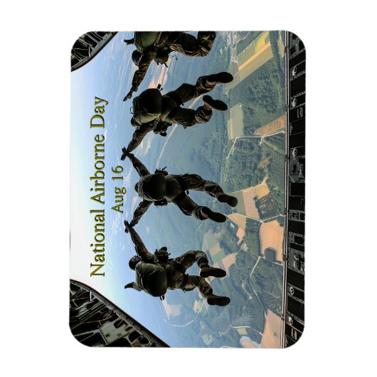 Nationaler Im Flugzeug Tag Magnet (Vertikal)