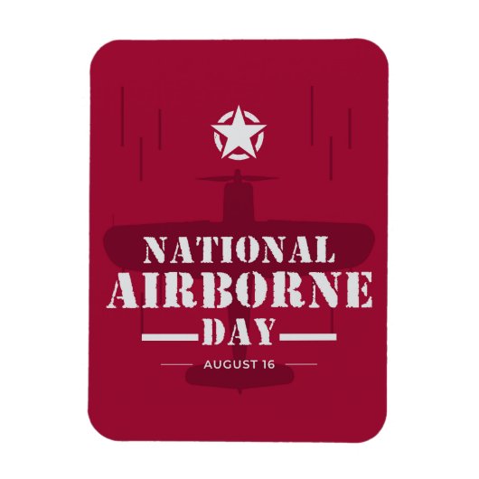 Nationaler Im Flugzeug Tag Magnet (Vertikal)