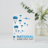Nationaler Im Flugzeug Tag Postkarte (Stehend Vorderseite)
