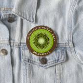 Nationaler Kiwifruchttag Button (Beispiel)