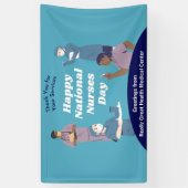 Nationaler Krankentag individuell anpassbar Banner (Vertikal)