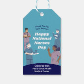 Nationaler Krankentag individuell anpassbar Geschenkanhänger (Rückseite)