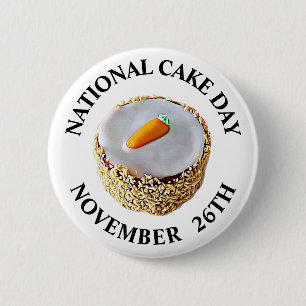 Nationaler Kuchentag 26. November Urlaub Button
