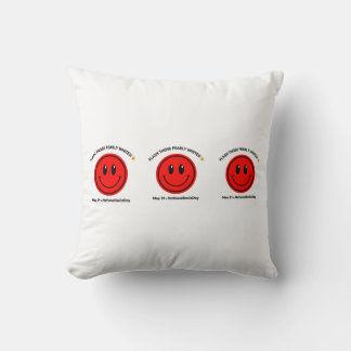 Nationaler Lächeltag 31. Mai Kissen