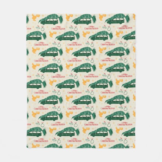 Nationaler Lampoon Weihnachtsbaum über das Muster Fleecedecke (Vorderseite)