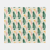 Nationaler Lampoon Weihnachtsbaum über das Muster Fleecedecke (Vorderseite (Horizontal))