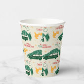 Nationaler Lampoon Weihnachtsbaum über das Muster Pappbecher (Rechts)