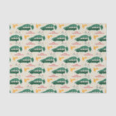 Nationaler Lampoon Weihnachtsbaum über das Muster Seidenpapier (Vorderseite)