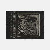 Nationaler Landschaftlicher Pfad - Nord-Langlauflo Fleecedecke (Vorderseite (Horizontal))