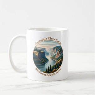 Nationaler Landschafts-Schauplatz Columbia River G Kaffeetasse