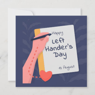 Nationaler Links Handers-Tag Karte