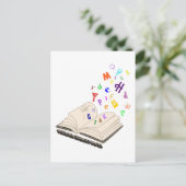 Nationaler Literaturmonat Postkarte (Stehend Vorderseite)