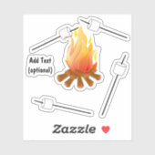 Nationaler Marshmallow-Tag Aufkleber (Blatt)