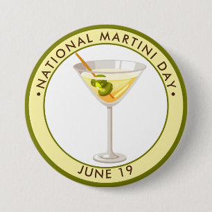 Nationaler Martini-Tag Button