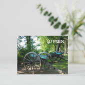 Nationaler Militärpark Cannons Gettysburg Postkarte (Stehend Vorderseite)