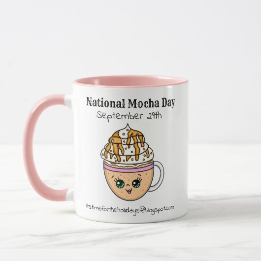 Nationaler Mocha-Tag 29. September | Funny Holiday Tasse (Links)