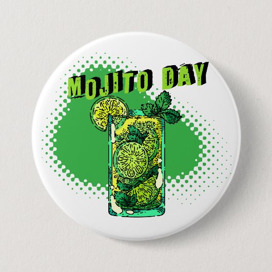 Nationaler Mojito-Tag Button (Vorderseite)