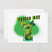 Nationaler Mojito-Tag Postkarte (Vorne/Hinten)