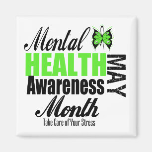 Nationaler Monat für psychische Gesundheit Magnet