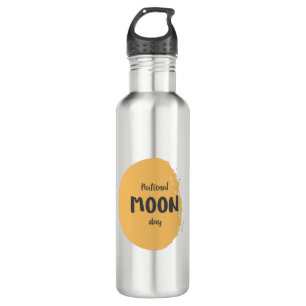 Nationaler Mondtag Edelstahlflasche