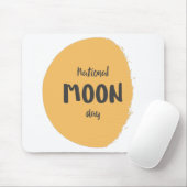 Nationaler Mondtag Mousepad (Mit Mouse)