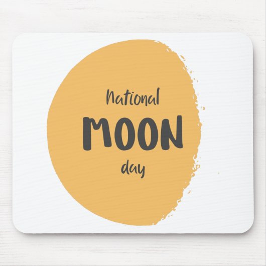 Nationaler Mondtag Mousepad (Vorne)