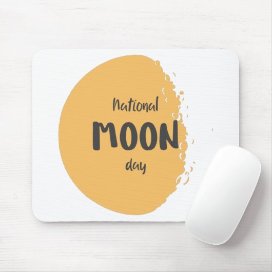 Nationaler Mondtag Mousepad (Mit Mouse)