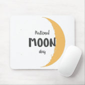 Nationaler Mondtag Mousepad (Mit Mouse)