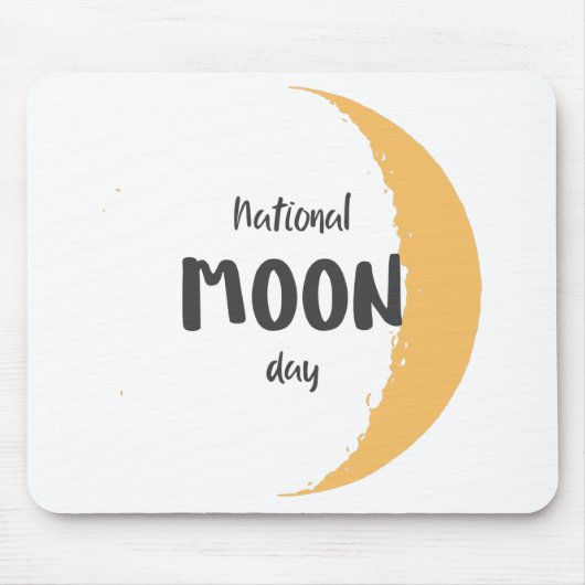Nationaler Mondtag Mousepad (Vorne)