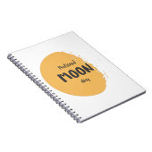 Nationaler Mondtag Notizblock (Rechte Seite)