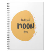 Nationaler Mondtag Notizblock (Vorderseite)