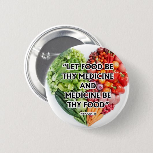 Nationaler Nahrungsmonat Button (Vorne & Hinten)