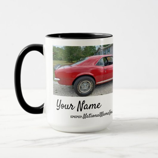 Nationaler Name Ihr Auto Combo Tasse (Links)