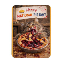 Nationaler Pie-Tag Karte, Foto-Magnet