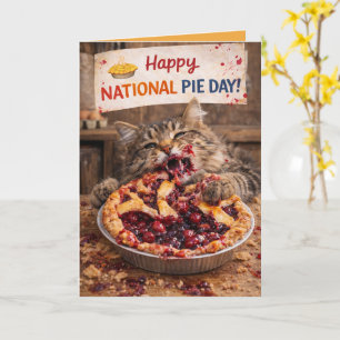 Nationaler Pie-Tag Karte, Habe nur Pies für dich Karte