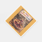 Nationaler Pie-Tag-Katzen-Servietten Serviette (Ecke)