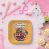 Nationaler Pie-Tag Katzen-Teller Pappteller (Party)