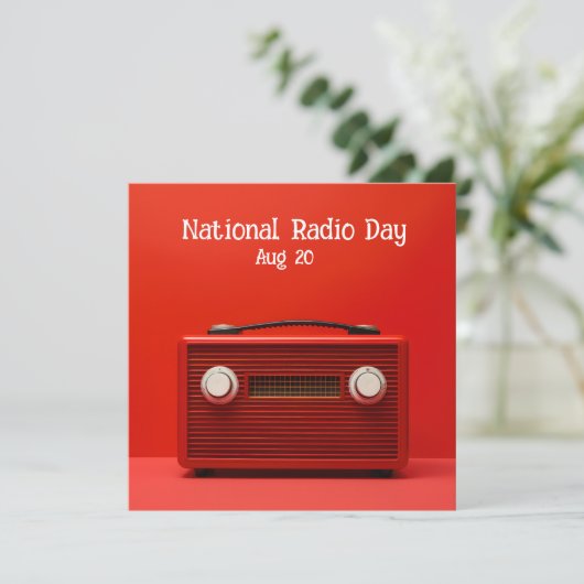 Nationaler Radiotag (Stehend Vorderseite)